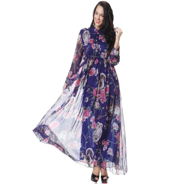 robe multicolore chic