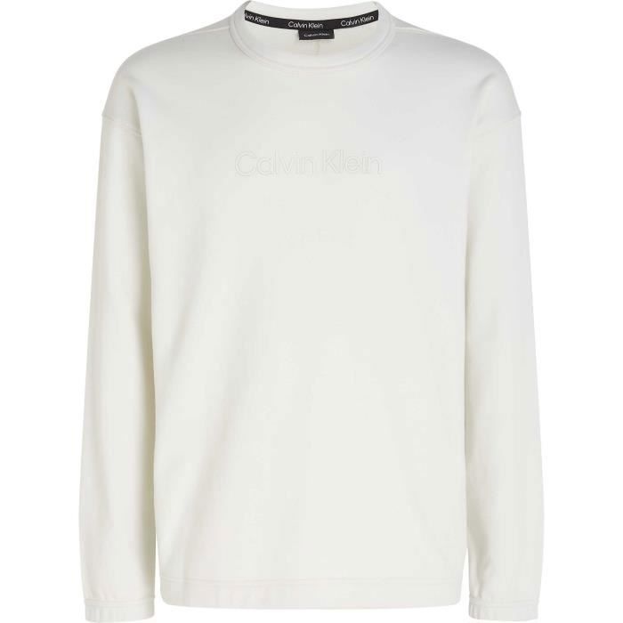 white calvin klein pull homme