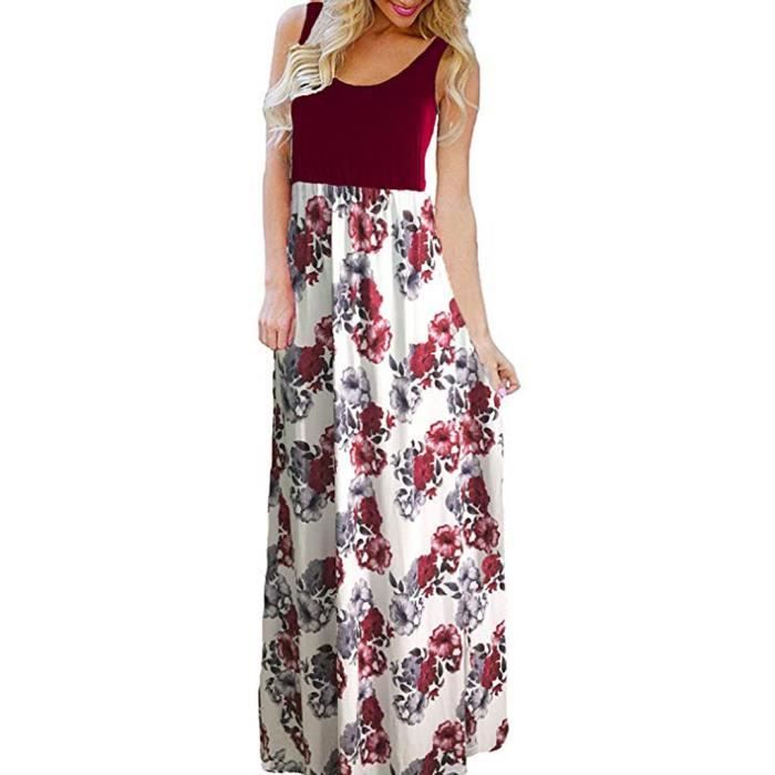 robe floral longue