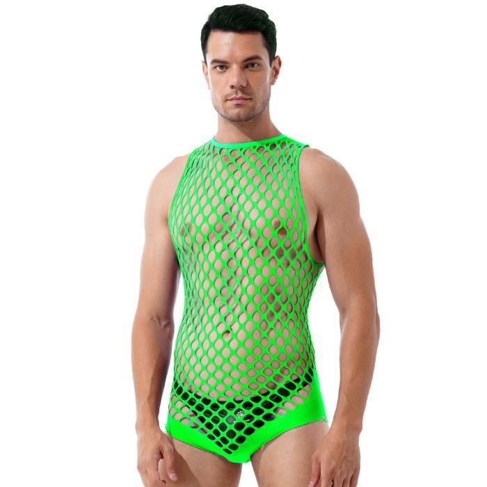 Maillot De Bain Sportif Homme Une Pièce - Body Slim Respirant - Pour Natation, Plage - Coupe Ajustée