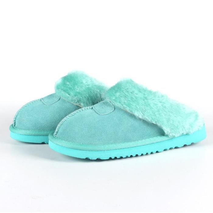 Litthing Chausson Pantoufle De Vache Peluche Pour Femme Fille Kawaii Moelleux Chaude Mignon Animaux Maison (A-Vache, Adult, Numeric_36, Numeric_range, Eu_footwear_size_system, Numeric_37, Medium