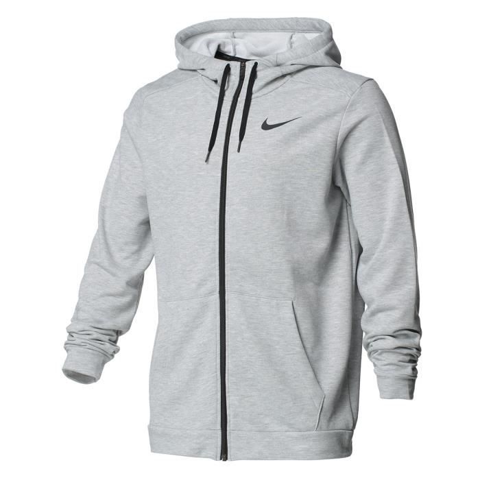 Tanga estrecha cristal radioactividad NIKE Sweat à capuche zippé Dry Hoodie FZ Fleece - Homme - Gris Gris -  Cdiscount Sport