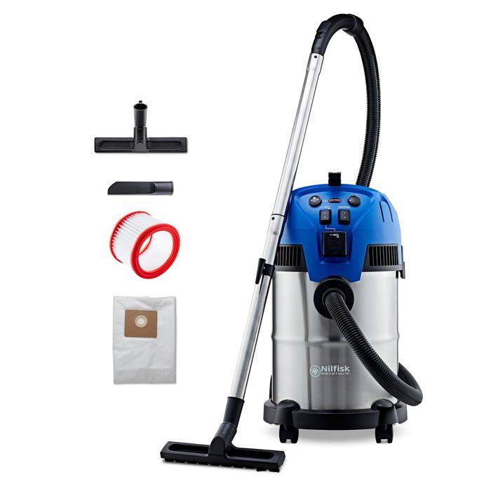 Aspirateur eau et poussière puissant Nilfisk Multi II 30 T
