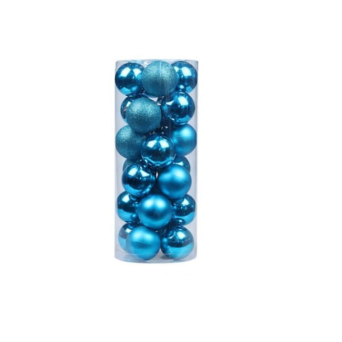 Lot De 35 Boules De Décoration De Noël Avec Crochets - 8, 6, 4 Cm - Pour Sapin, Fête, Mariage - 13