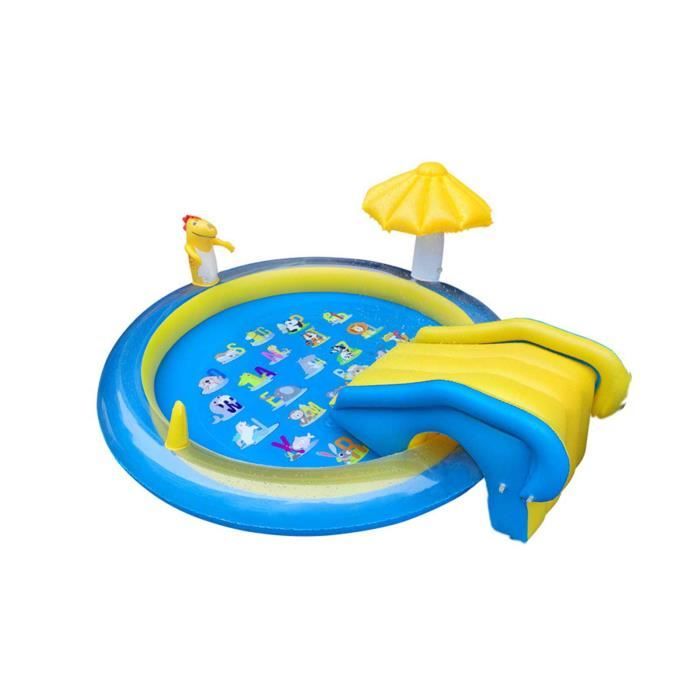 Piscine Gonflable Familiale COMMOUDS 250x160x45 Cm – Pour Jardin Et Intérieur – Enfants Et Adultes – PVC Résistant 0,4 Mm