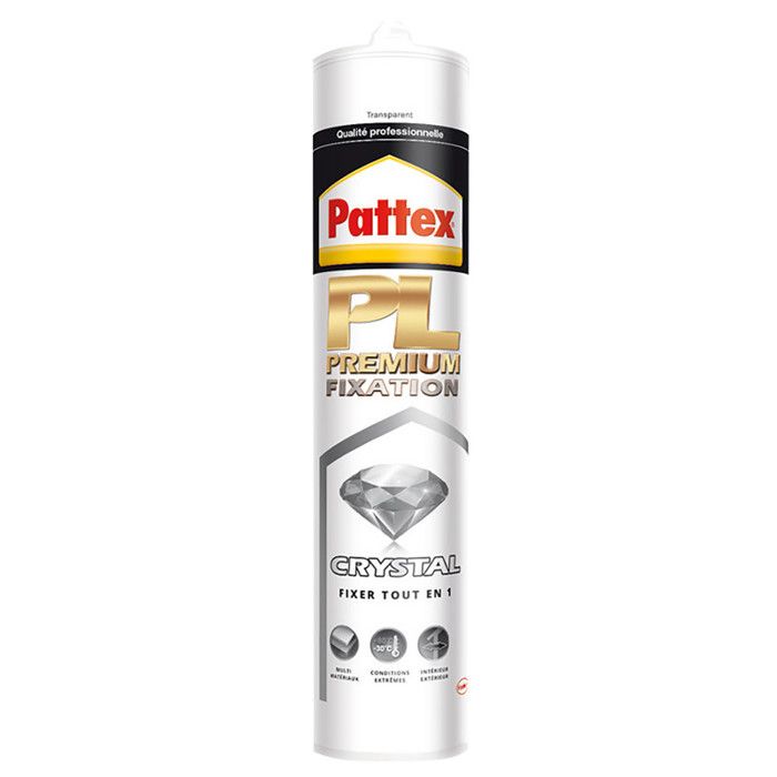 Fixation PL PREMIUM crystal 290gr PATTEX 1957323