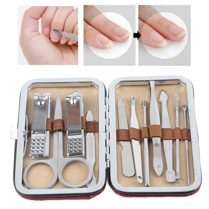 Plateau Inox Avec Couvercle Pour Instruments - Manucure, Dentaire, Rangement Facile à Nettoyer - 9