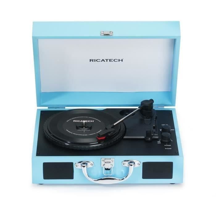 Ricatech Tourne-disque avancé RTT21 Bleu turquoise