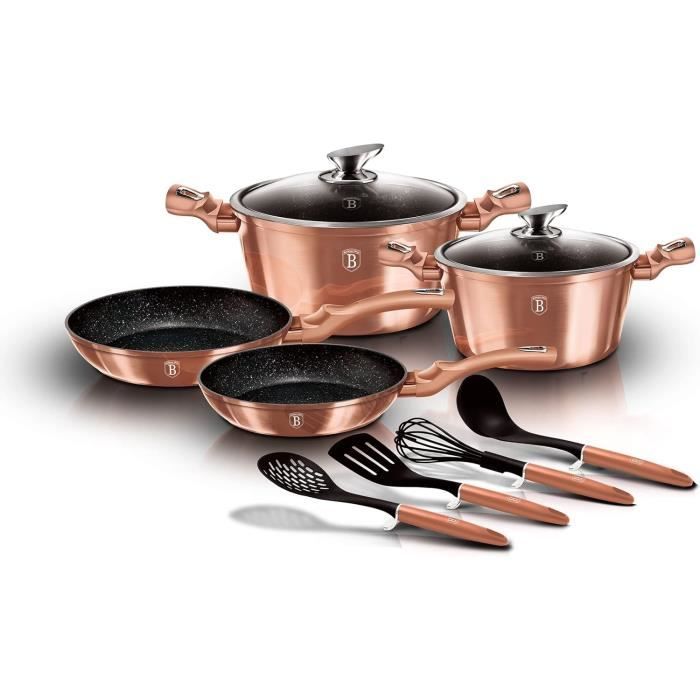 Batterie de cuisine « Basic » 4 pièces tous feux dont induction