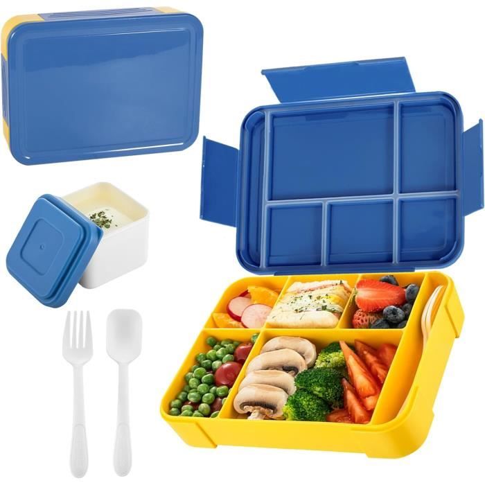Boite Bento - Limics24 - Lunch Box Enfant Gouter 4 2 Compartiments Sans