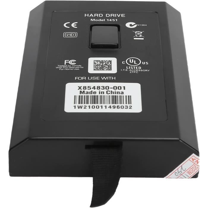 Disque dur de console de jeux pour xbox 360 slim 60 go - 120 go - 250