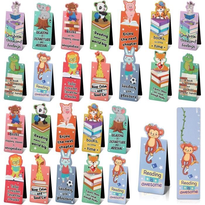 12 Pcs Signets Magnétiques Marque-page Magnétique Marqueurs Livres De
