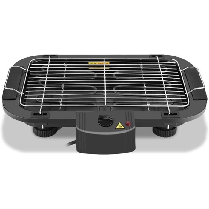 Arbbq01 Barbecue Électrique Sans Fumée, Bbq Double Gril Électrique Xxl