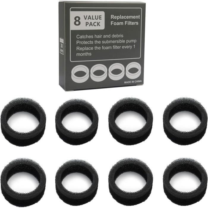 Lot De 3 Tampons Filtrants En éponge Pour Pompes à Fontaine