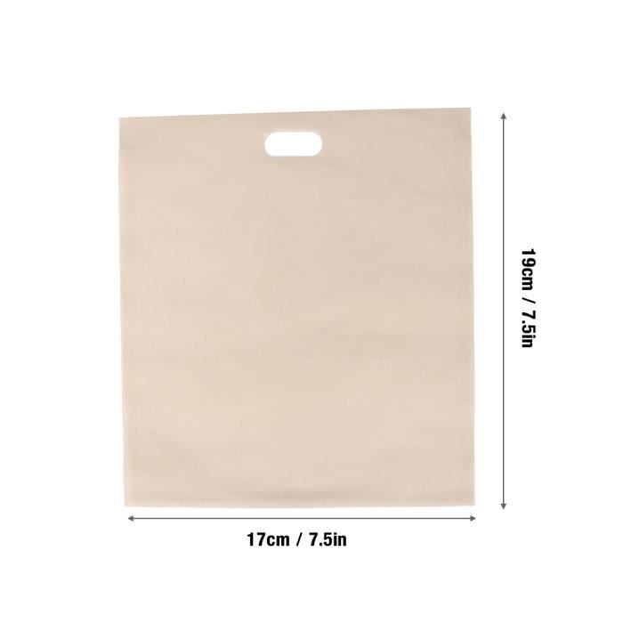 Sac Pour Grille-Pain Réutilisables Sacs à Toasts Résistance à Haute