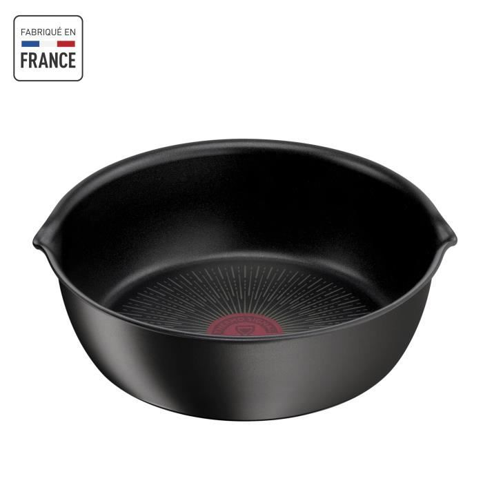 TEFAL L3978502 Ingenio Eco Resist Poêle profonde 26 cm, revêtement antiadhésif, tous feux dont induc
