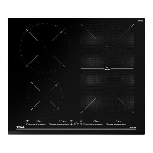 Plaque à induction - TEKA - IZF64440 - 60 cm - 4 zones (1 Flex 23 5x39 7 cm) - 7 400 W