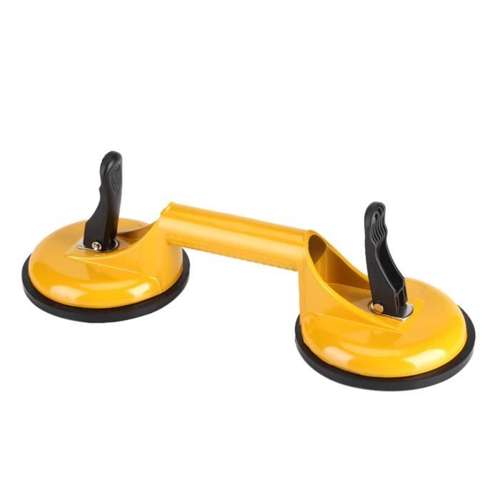 Ventouse De Manutention Double En Aluminium - Garantie à Vie - Pour Vitres Et Meubles