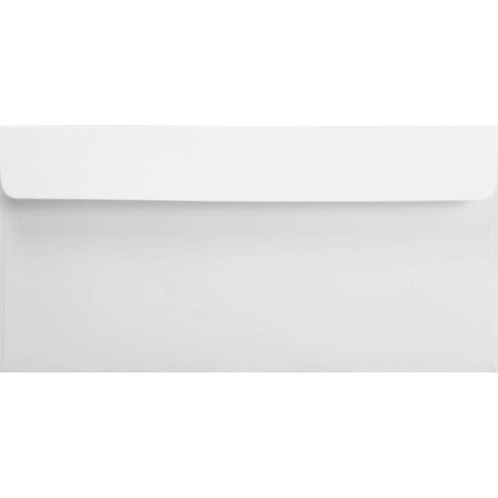 Lot de 75 enveloppes transparentes, carrées, 15 x 15 cm, qualité supérieure, 92 g/m², à collage humide, sans fenêtre