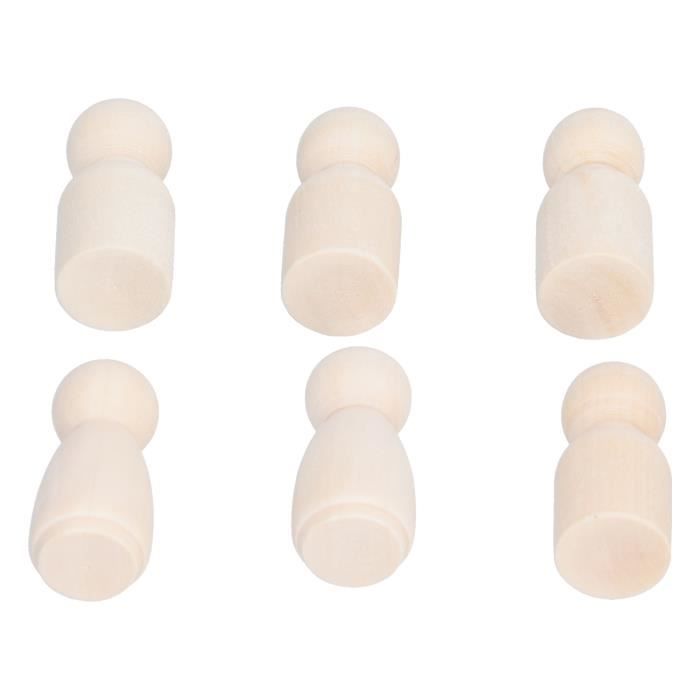 Support à Marionnettes FINGERINSPIRE – Jusqu’à 8 Poupées – Bois Naturel 400x150x325 Mm – Poteaux Amovibles – Présentoir DIY