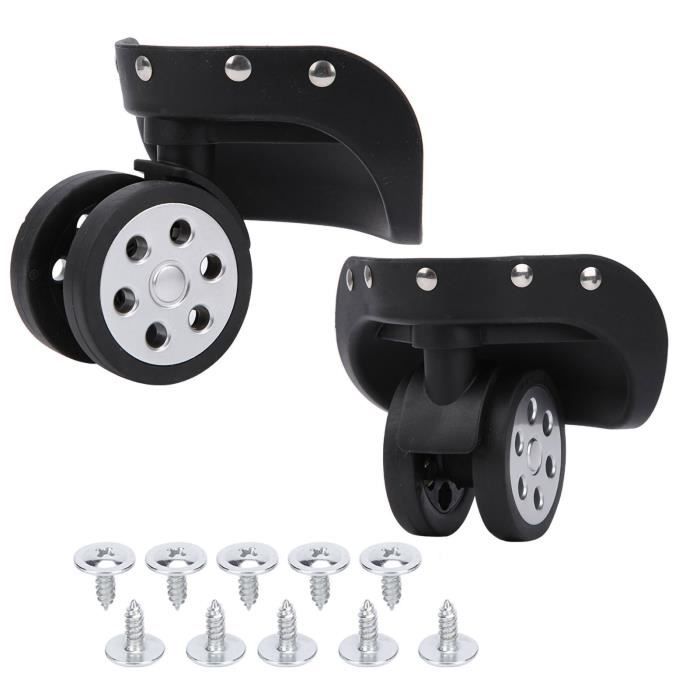 Révéler-1 Paire de Roues de Rechange pour Valise Pivotante fenteer - Bricolage