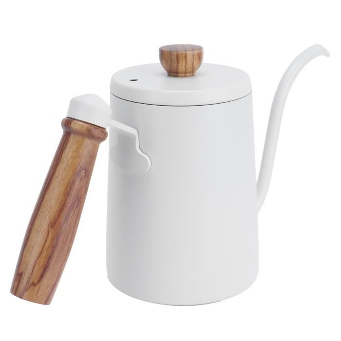 Cafetière adaptée pour café en acier inoxydable 304 infusé à la main, pot à bec fin, bouteille d'eau chaude, pot d'oreille suspendu