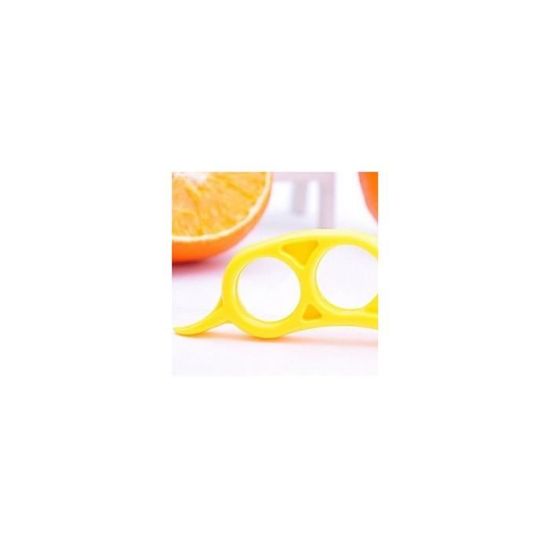 Poignée de Conception Orange éplucheurs humanisés Gadget Outils courbé  Fruits Cuisine Cuisine, Salle à Manger et Bar Éplucheur[1497]