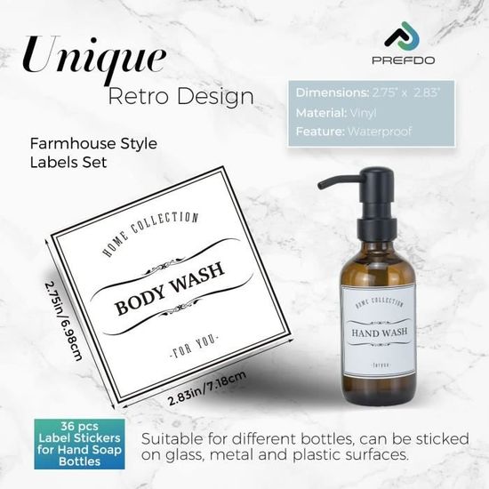 Lot De 32 Feuilles D'Autocollants Imperméables Pour Salle De Bain