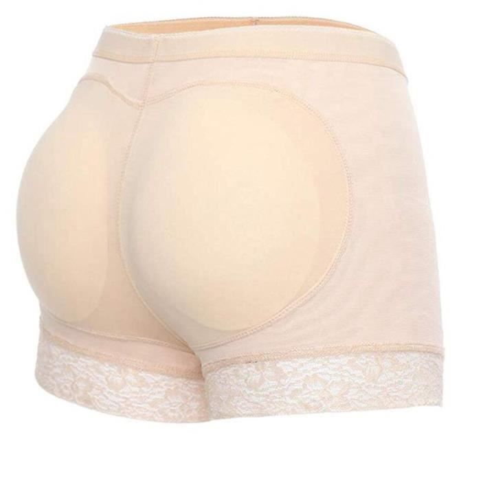 Noir m Culotte Rembourrée Rehausseur de Fesses pour Femme