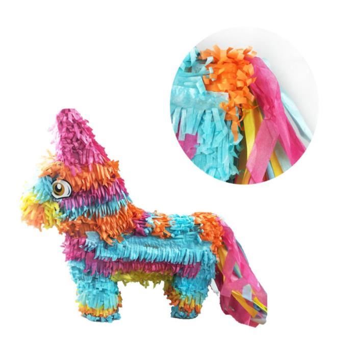 1 pc Pinata âne forme décoration bonbons battre jouets accessoires de jeu  pour fête d'anniversaire PINATA - Cdiscount Jeux - Jouets