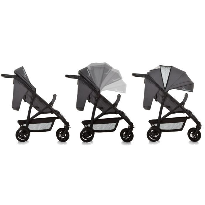 HAUCK Poussette 3 en 1, combinée trio Rapid 4,Naissance jusqu'à 25  kg/Poignée réglable en hauteur/pliable d'une main - Gris Mint - Cdiscount  Puériculture & Eveil bébé