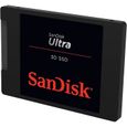 DISQUE DUR SSD Disque SSD SanDisk Ultra 3D 500Go offrant jusqu'&agrave; 560 Mo-s en vitesse de lecture - jusqu'&agrave; 530 Mo9-2