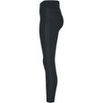 Urban Classics Leggings Taille Haute Rayures Brillantes Femme Legging noir-2