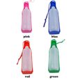 1 Pc bouilloire bouteille pliante mignon distributeur d'eau durable non toxique portatif pour chiot chat chaton chien   BIBERON-2