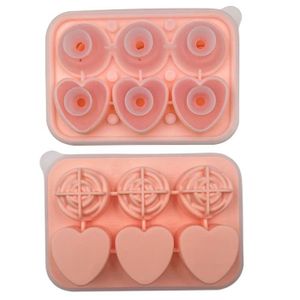 Bac à Glaçons En Silicone En Forme De Cœurs - Rose, 26x12cm - Par BAR CRAFT