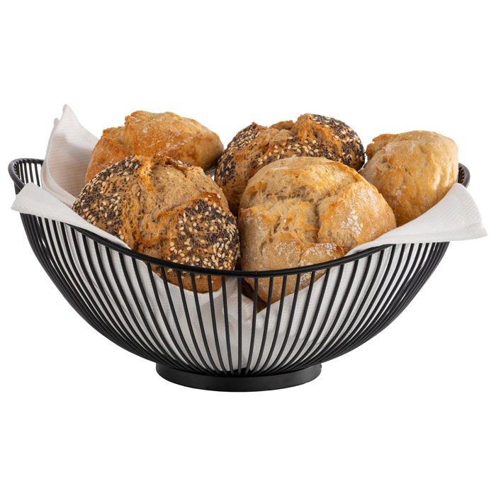 Paniers De Rangement En Fil Métallique Avec Base En Bois Tenture Murale