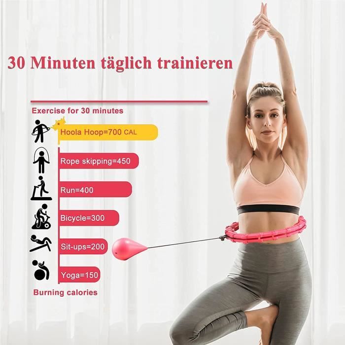 Smart Hula Hoop Compte Automatique Réglable Pneus 2-En-1 Fitness Perte De  Poids Et Massage Pour Fitness Sport Home Bureau Fa[P8129] - Cdiscount Sport