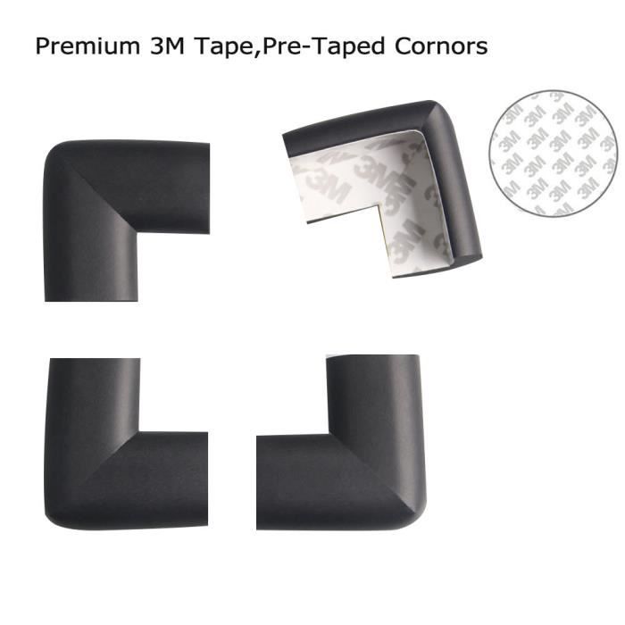 Protection De Bord De Meuble Extra épaisse 2,5 M + 4 Coins - En Mousse NBR Gris - Sécurité Enfant Anti-chocs