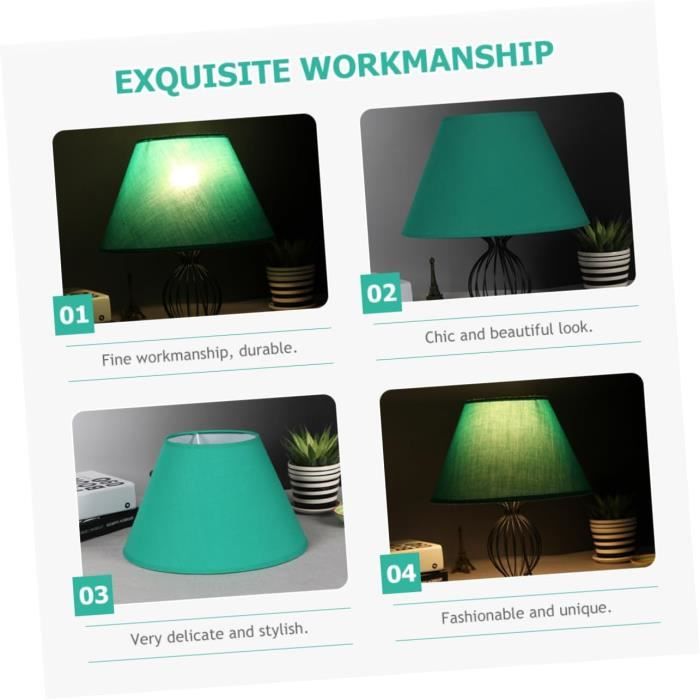 Abat-jour, Couvercle De Lampe De Table Facile à Installer à Clipser