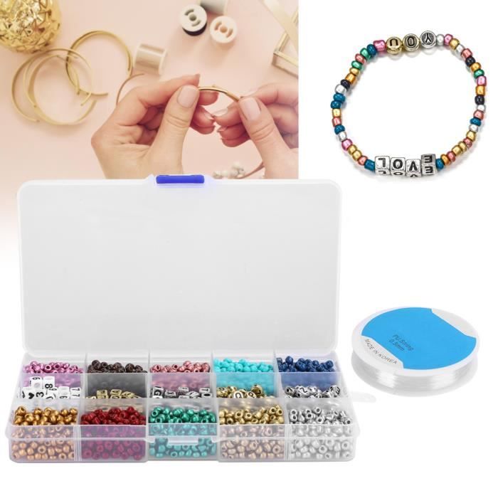 Alyvisun 1mm x 100m Fil pour Bracelet Perle, Fil Elastique pour Bracelet  Convient pour Fabrication de Bijoux DIY, Bracelets, Colliers, Artisanat,  Ornements (Coloré) : : Mode