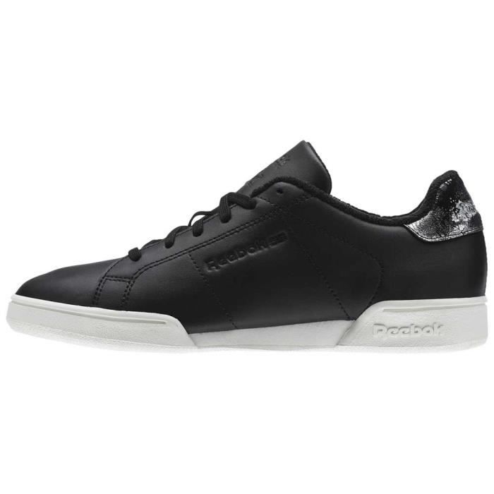 Baskets femme Reebok Classics Npc Ii Fbt Cuir noir Scratch