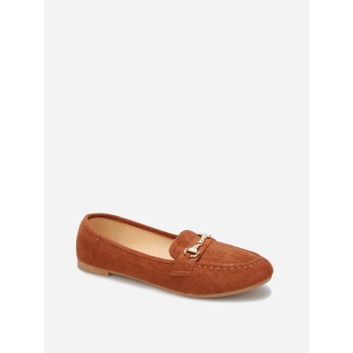 Mocassins en deals daim femme