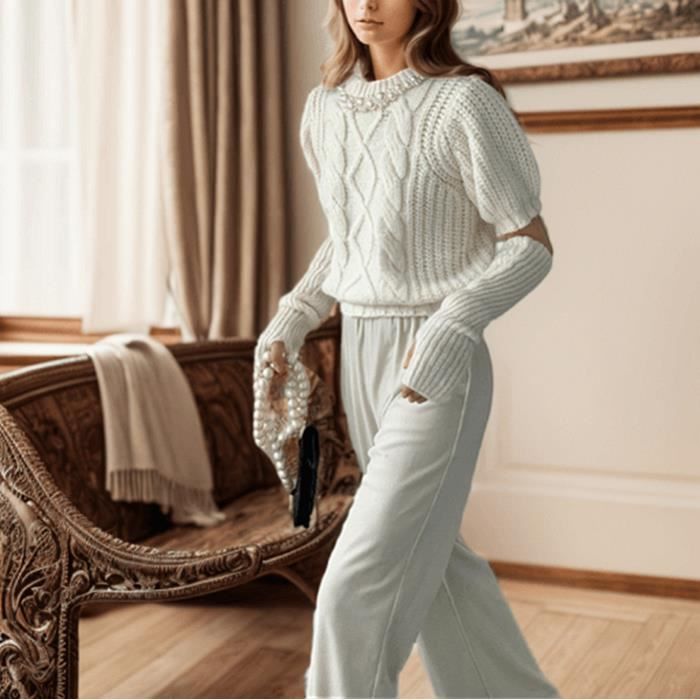 Pull gris perle hotsell femme