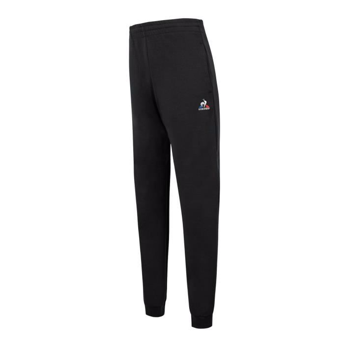 Pantalon enfant Le Coq Sportif Ess Slim N 1 noir Garcon 85 Coton 15 Polyester Noir Cdiscount Sport