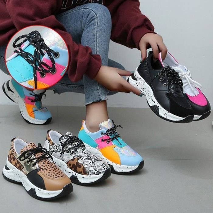 Baskets compens es pour femmes VITATA Plateforme confortable