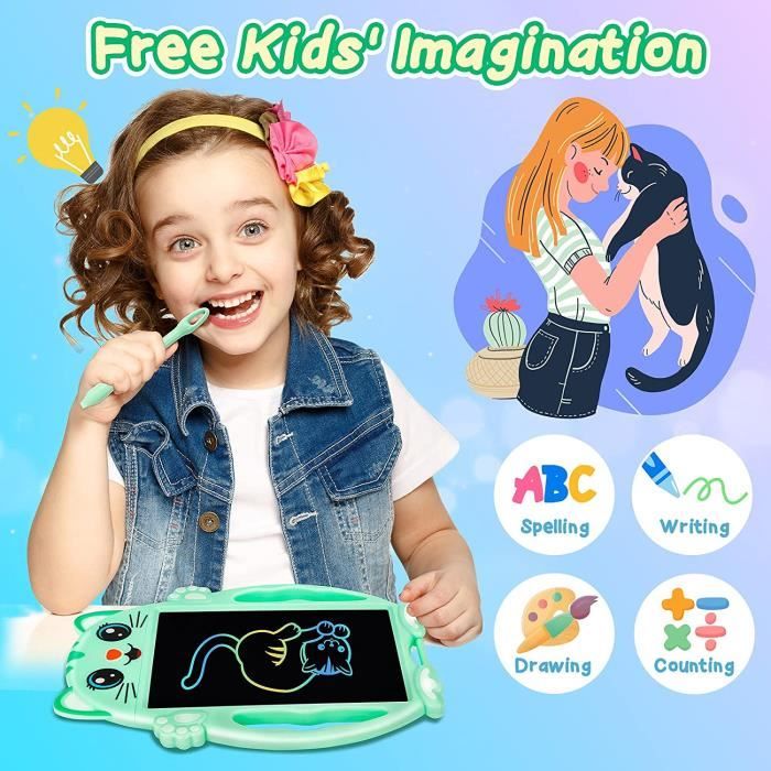 Jouet Enfant Cadeau Garcon Fille - Tablette Dessin Enfants Jeux Educatif  Jouet Fille 3 4 5 6+ Ans Idée Cadeau Anniversaire Garcon Ca - Cdiscount  Jeux - Jouets