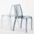 Chaise bar salle à manger polycarbonate transparent empilable Dune Grand Soleil, Couleur: Transparent-3