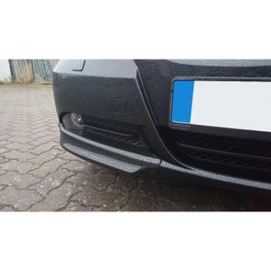 Lot 6 Pièces Lame Pare-Choc Avant Ailerons Fibre Carbone - Spoiler Universel Avant Voiture