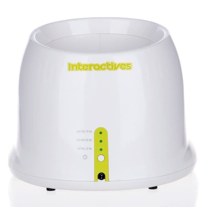 Lanceur Automatique De Balles Pour Chien - Jouet Interactif Blanc, Distribue Des Friandises