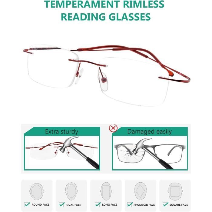 Monture De Lunettes Hoya PF003M Or, Sans Monture (frameless) - Occasion